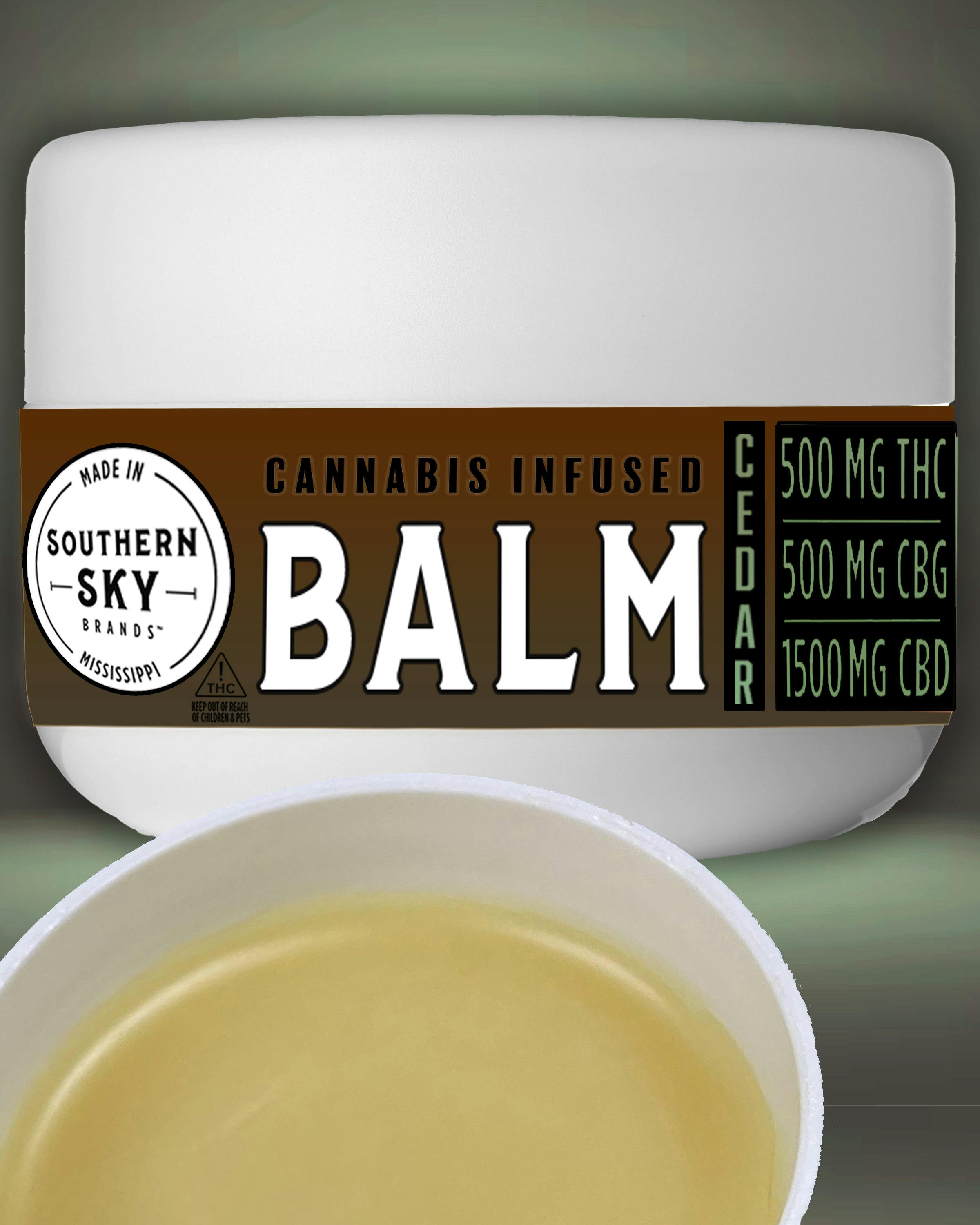 Cedar Balm at Southern Sky Wellness Medical Cannabis Dispensary Pearl MS