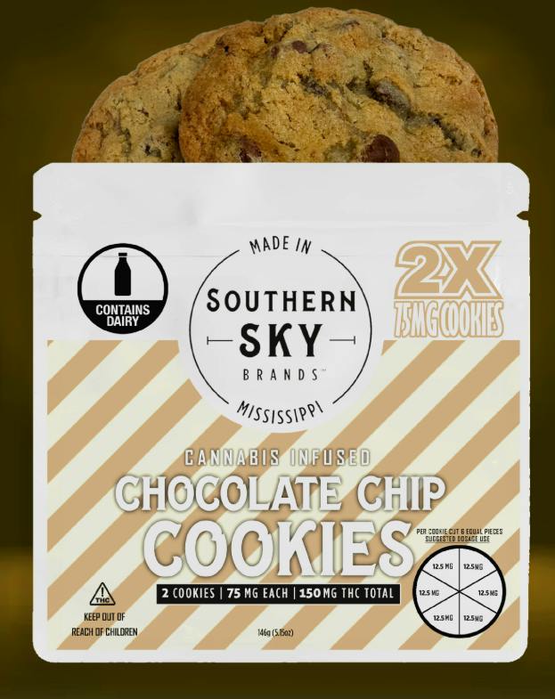 Chocolate Chip Cookie 150 mg - 2 Pack