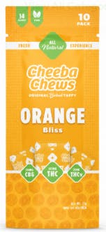 Cheeba Chews - 4:4:1 Orange Fruit Bursts - 100mg