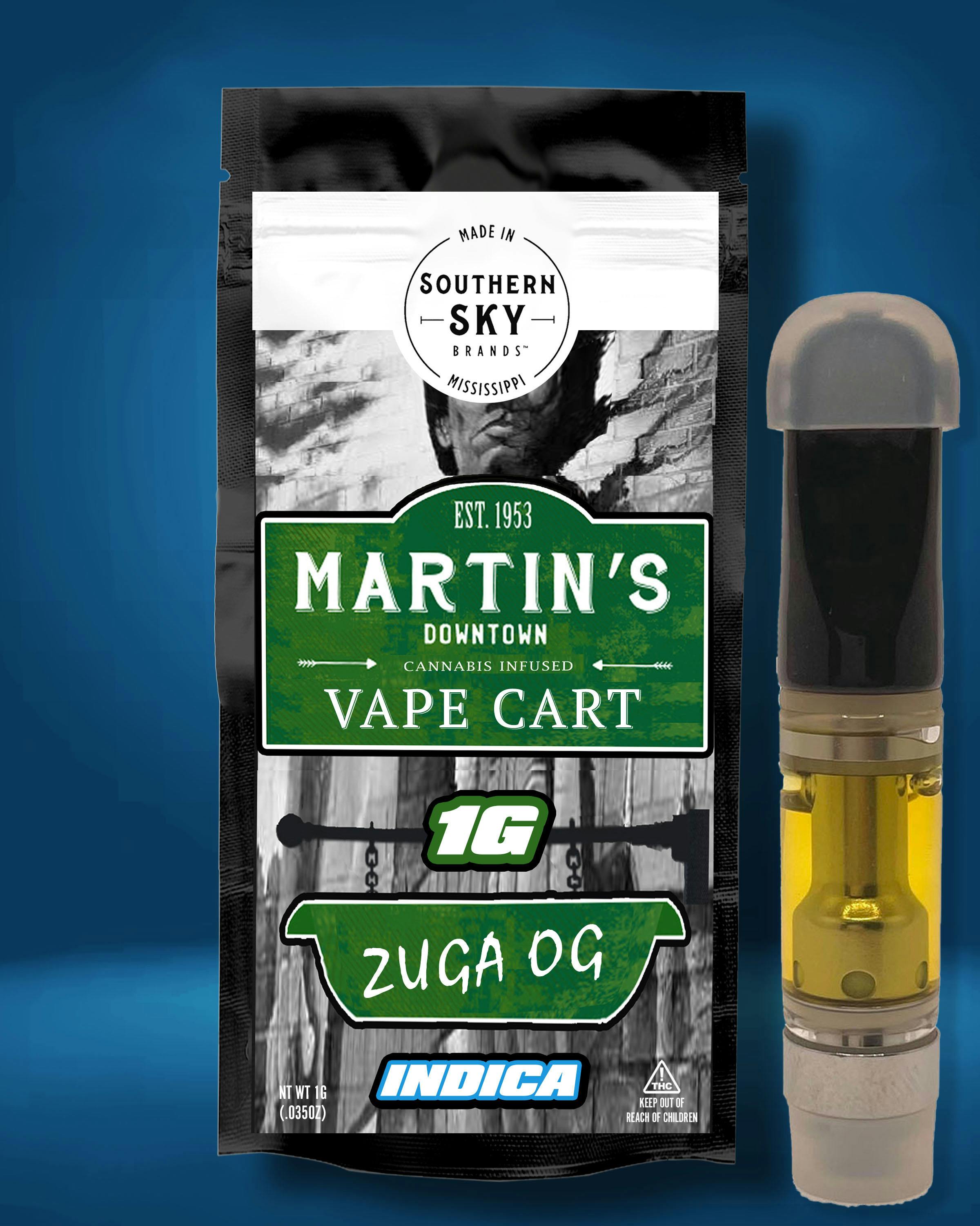 Martin's Downtown - Zuga OG - 1g Cart