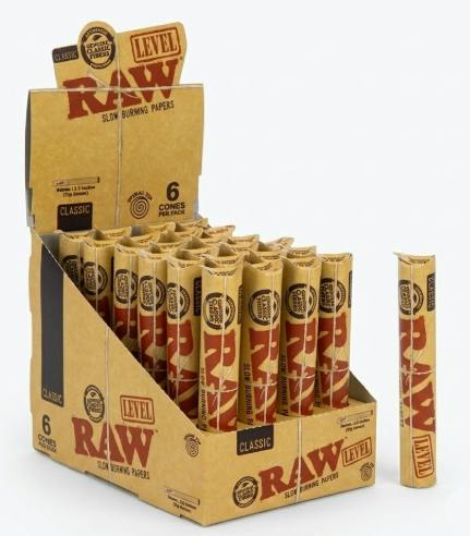 Raw - Level Cones - 84mm - 6 pack