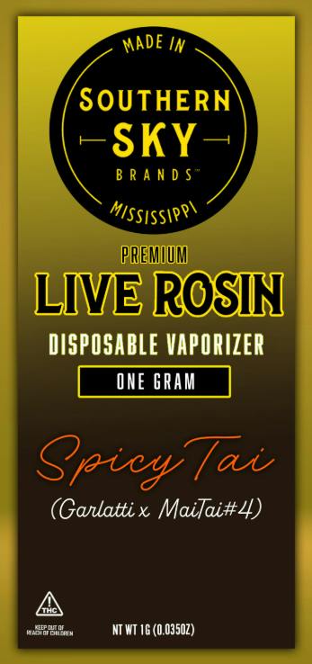 Spicy Tai - Disposable Live Rosin 1g Vape