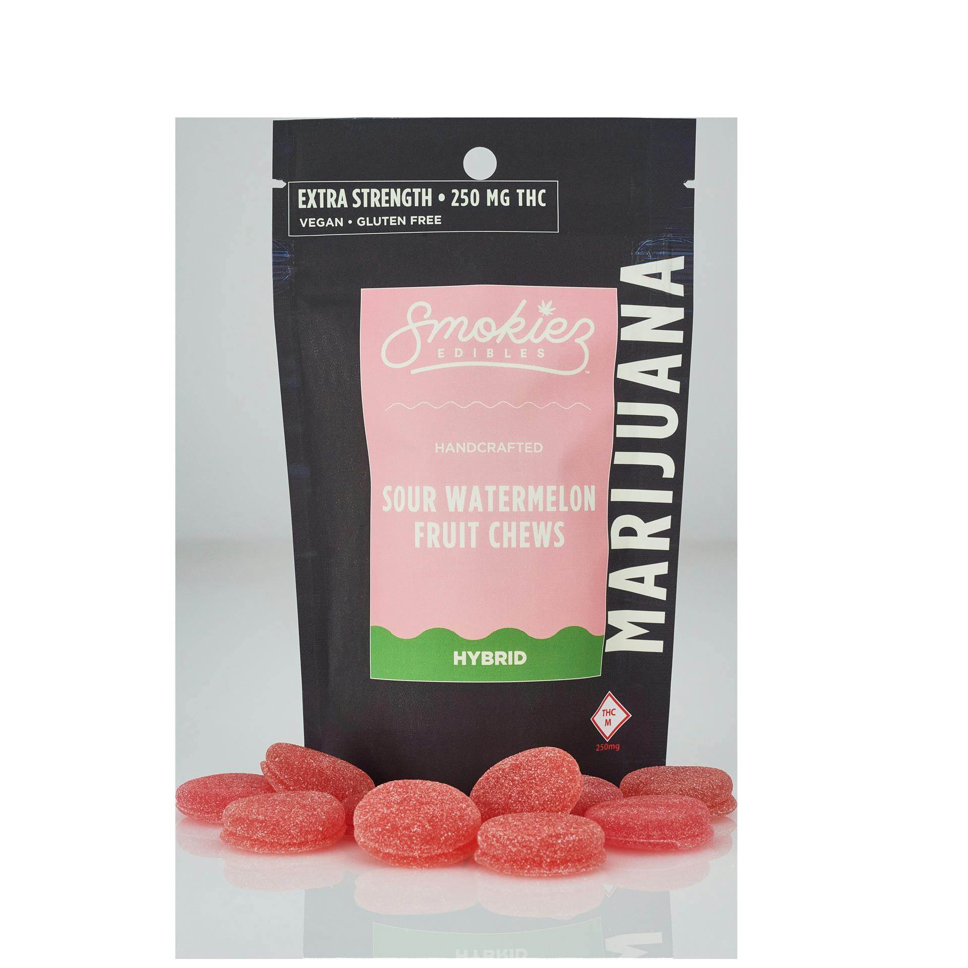 Sour Watermelon Fruit Chews (250mg)