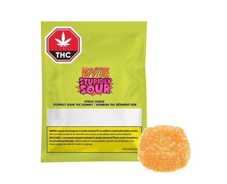 Citrus Chaos - Stupidly Sour THC Gummy - 1 Pack