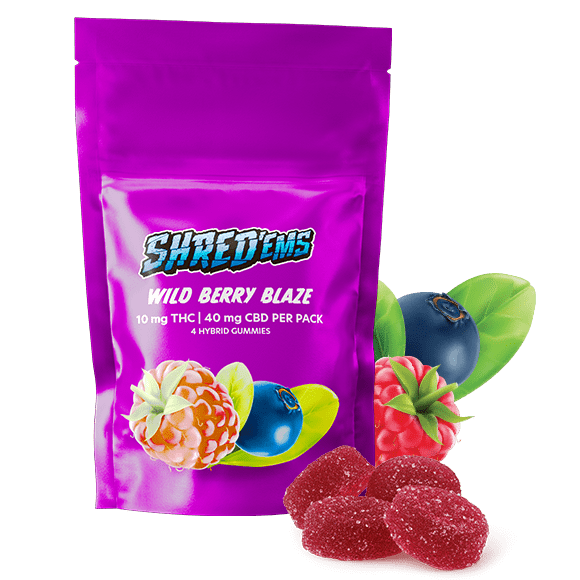 SHRED'EMS - Wild Berry Blaze Soft Chews - 4x4.5g