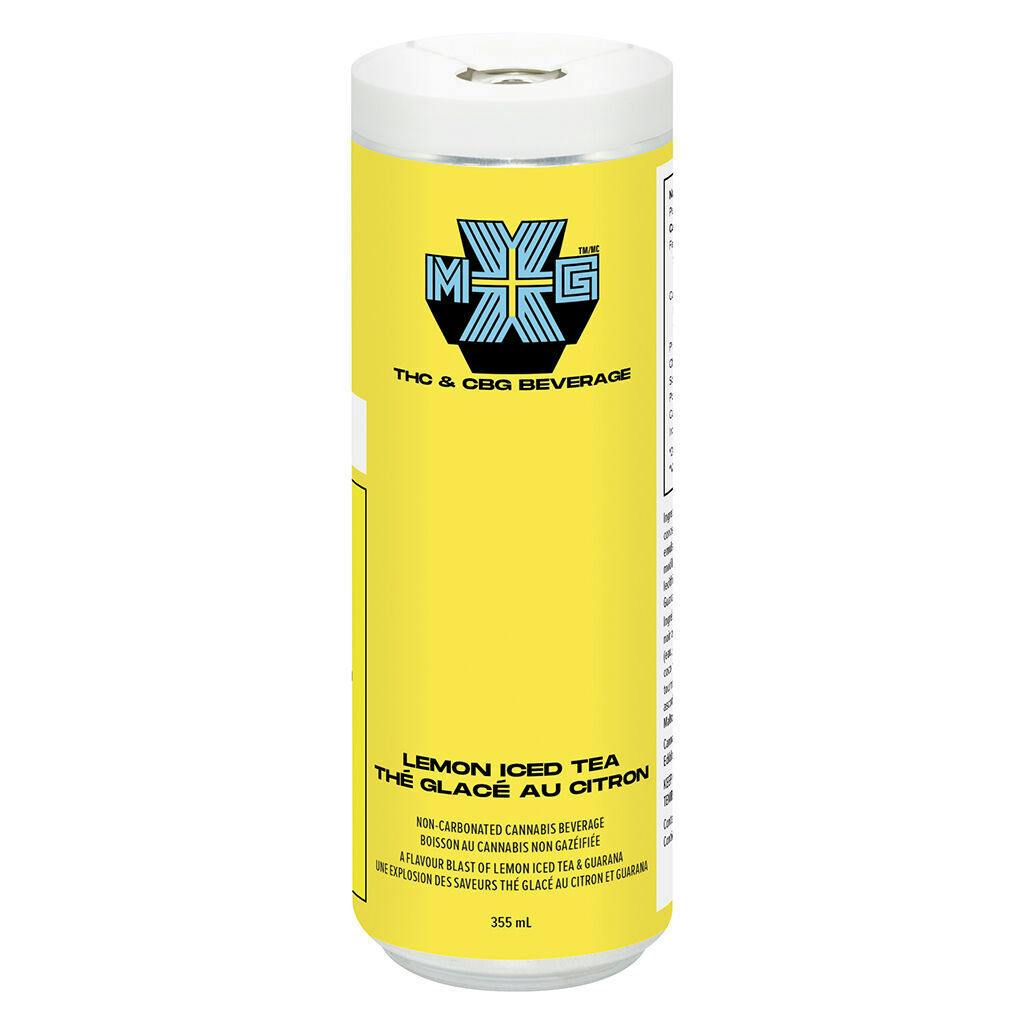 +XMG - Lemon Iced tea 10mg THC + 10mg CBG + Guarana - 355ml