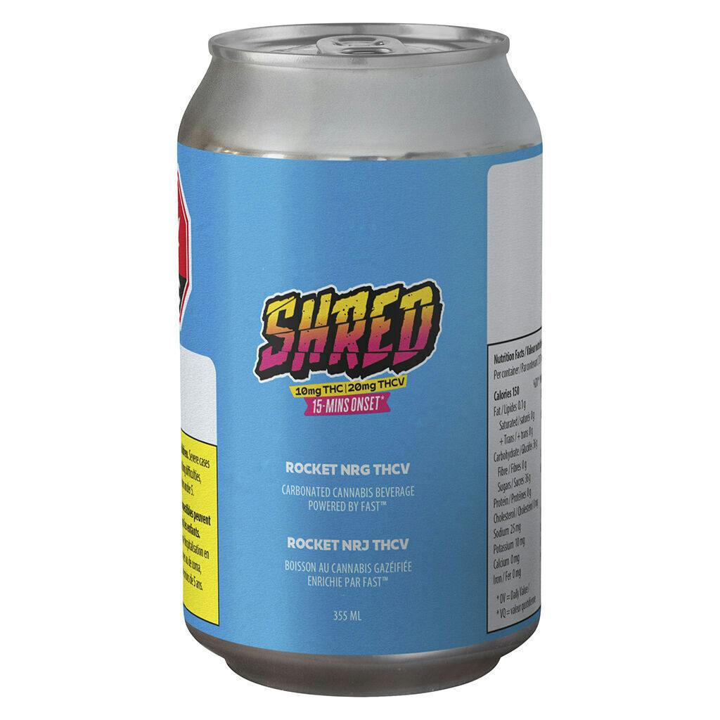 SHRED - Rocket NRG THC + THCV - 355ml