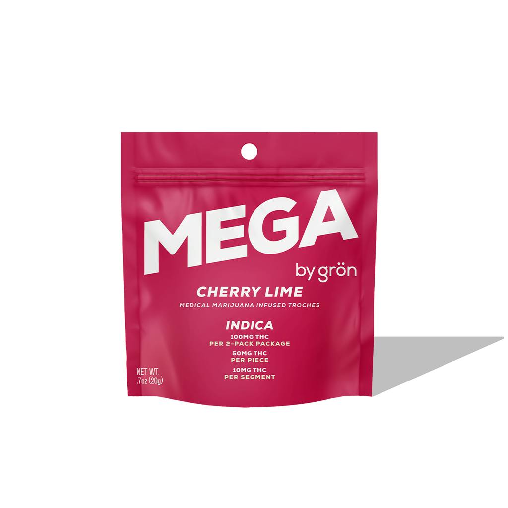 Gron MEGA Cherry Lime Troches 100mg [2pk] at Zen Leaf Cannabis Dispensary