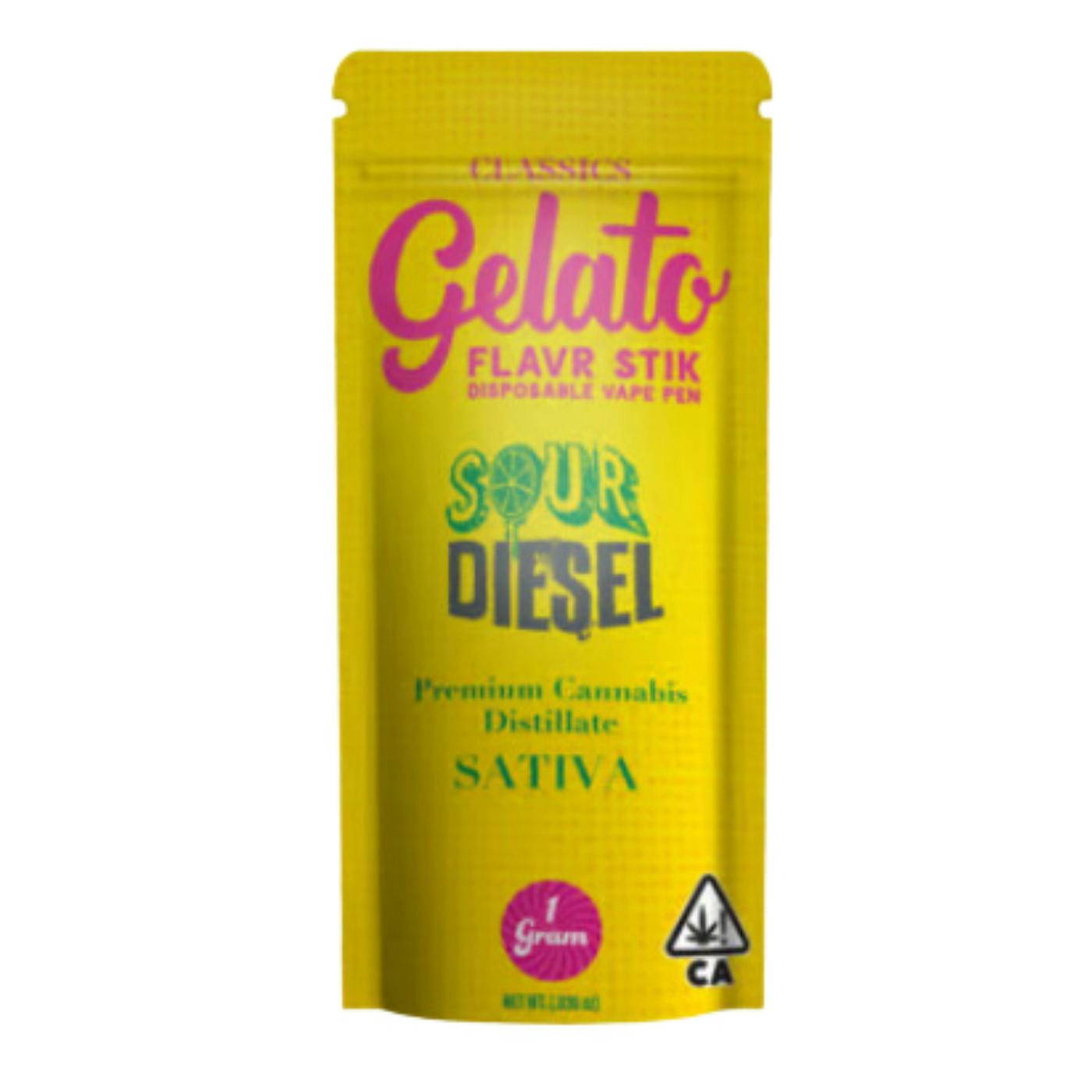 Gelato - Sour Diesel 1g Disposable