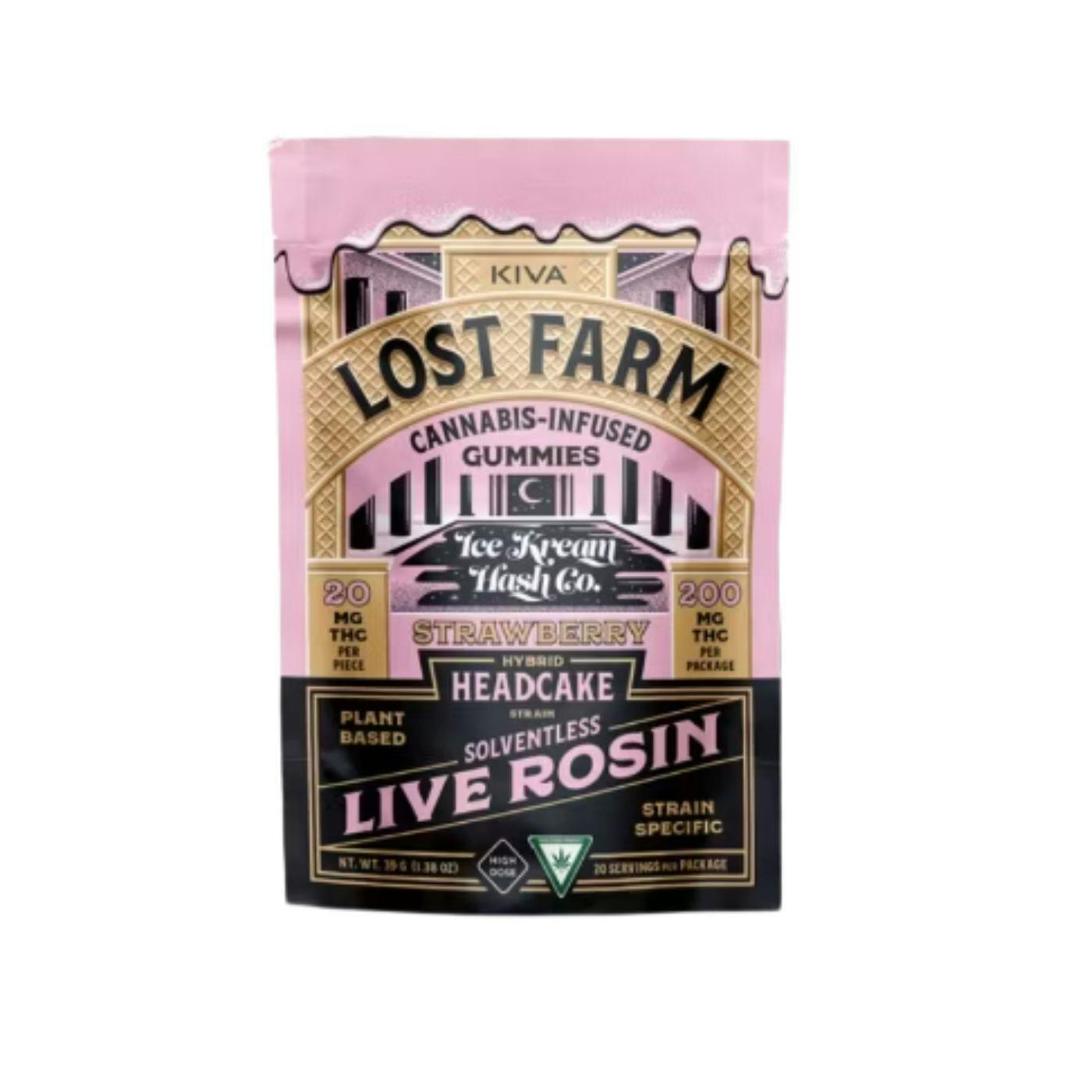 Lost Farms - Strawberry 200mg Live Rosin