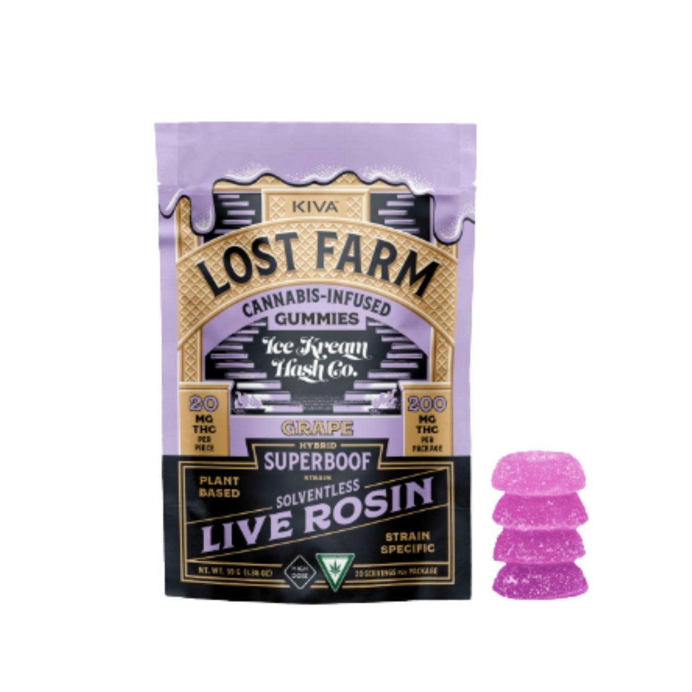 Lost Farm - Grape 200mg Live Rosin