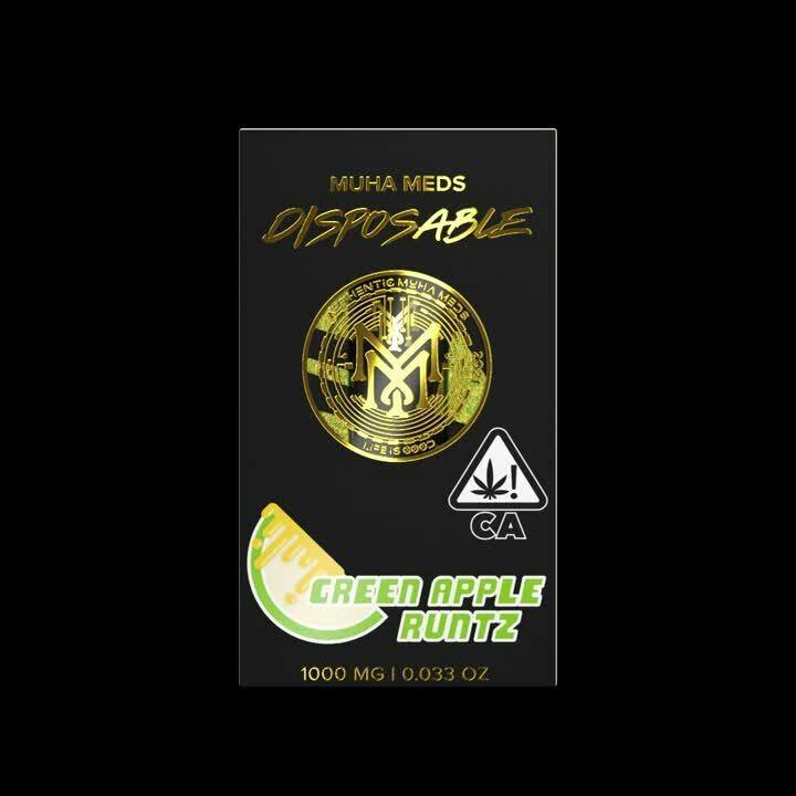 Muha Meds - Green Apple Elixir Disposable