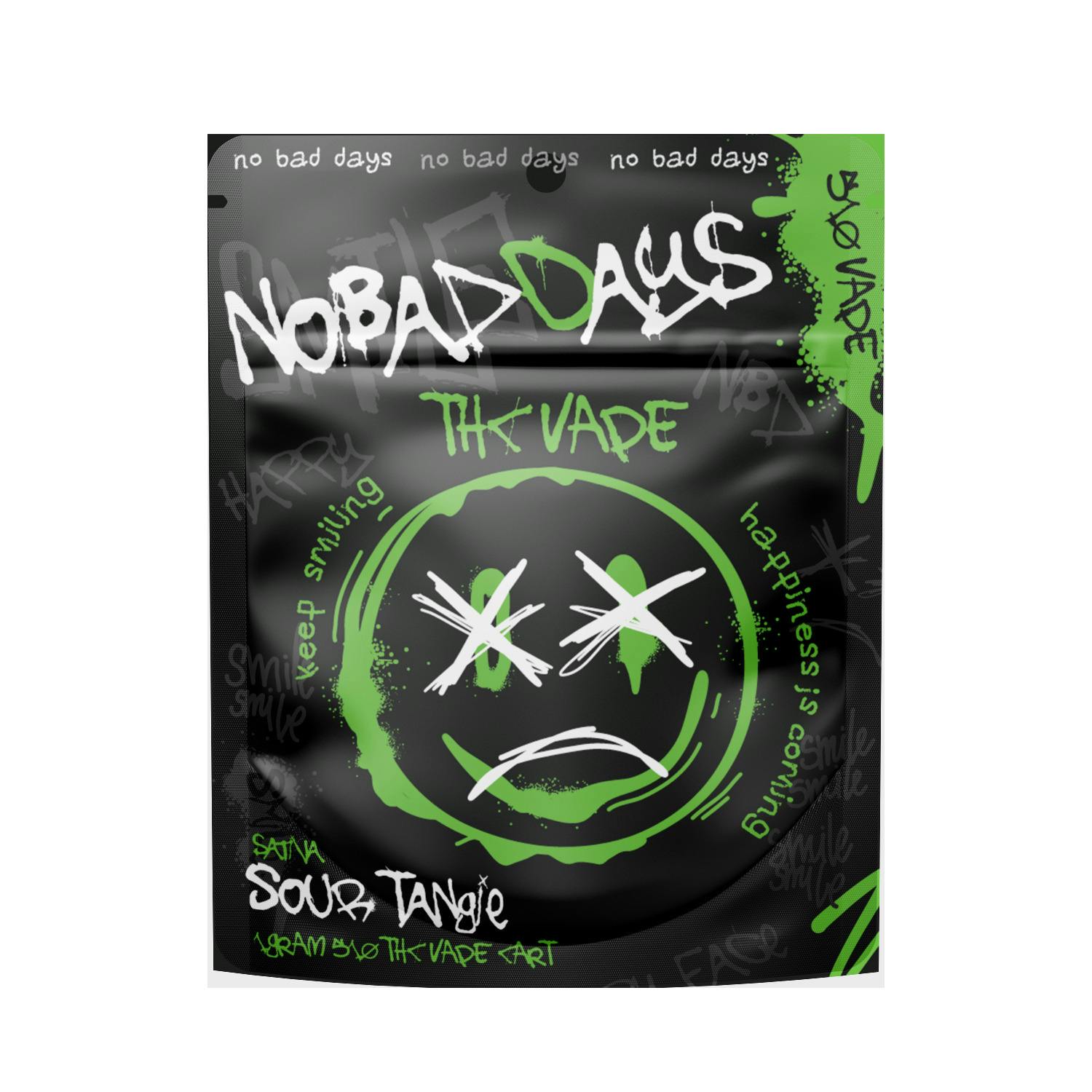 No Bad Days - Sour Tangie 1g 510 Cart
