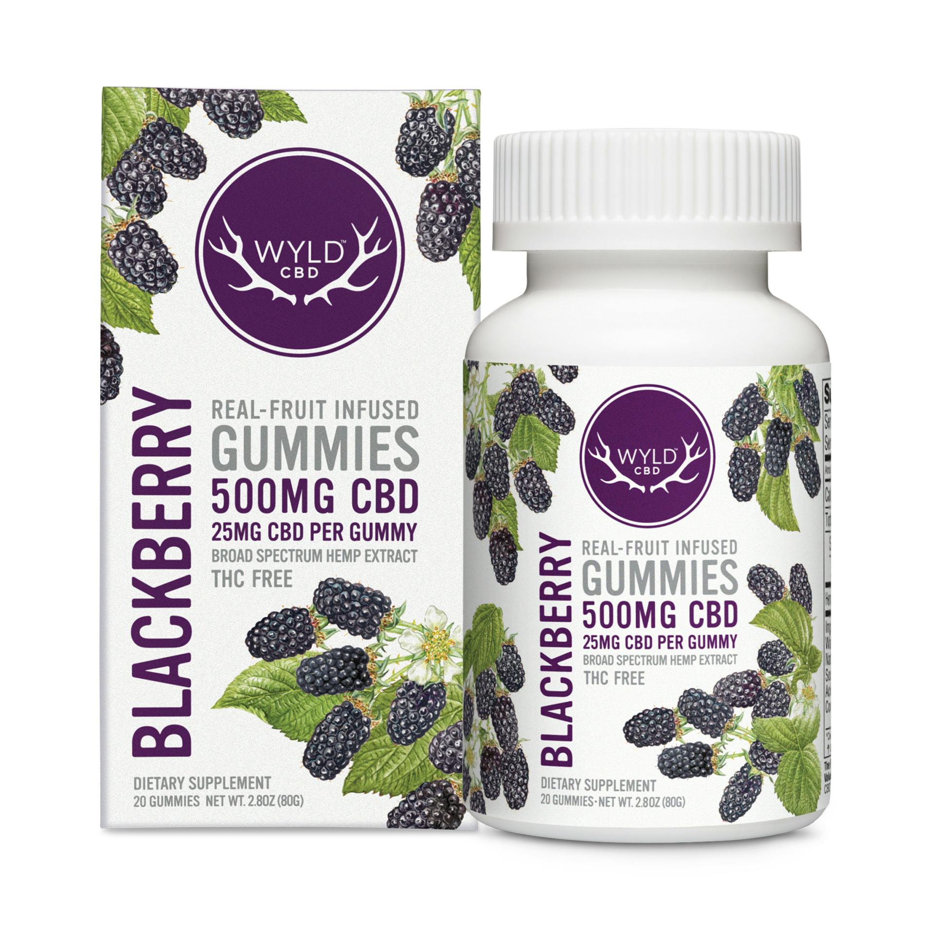 CBD Gummies | Blackberry 20pk