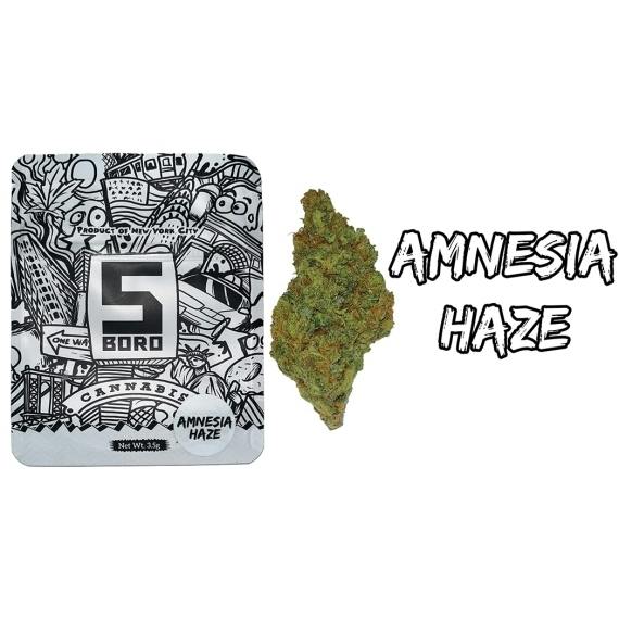 5-Boro | Dime Flower | Amnesia Haze (Sativa) | .7g | DF16 at Nucleus Dispensary Inc