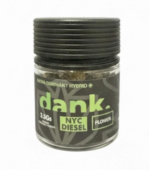 Dank | Flower (Jar) | NYC Diesel (Hybrid) | 3.5g | F33