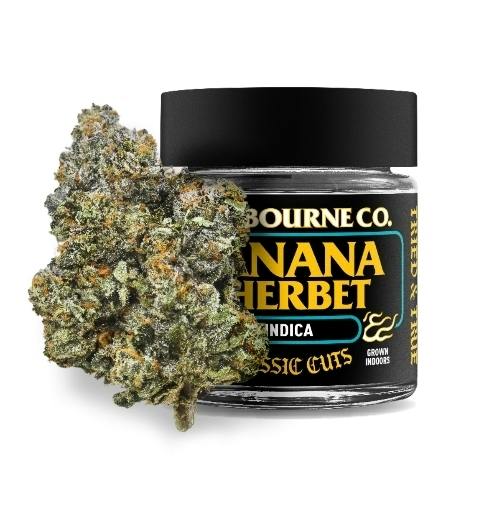 Claybourne | Indoor Flower | Banana Sherbet (Indica) | 3.5g | F89