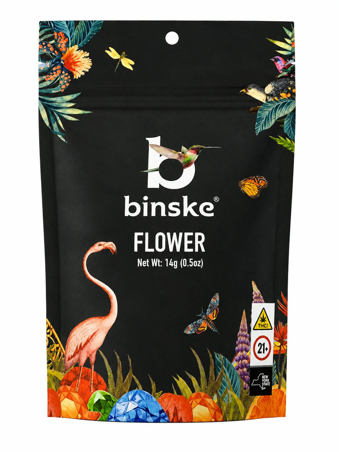 Binske | Flower | Simple Syrup (Indica) | 14g | F61