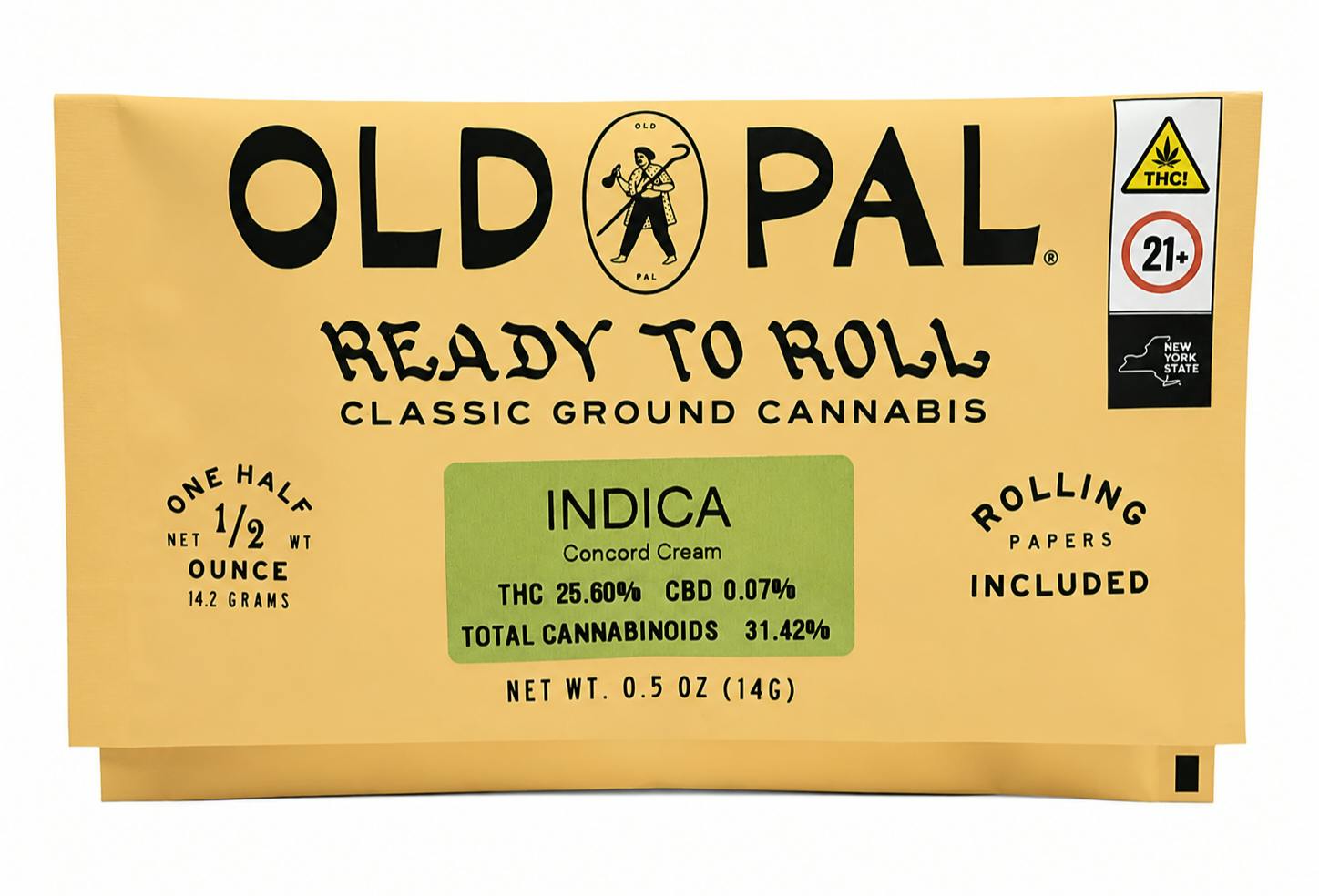 Old Pal | Ground Flower (Ready-to-Roll) | Concord Cream (Indica) | GF14