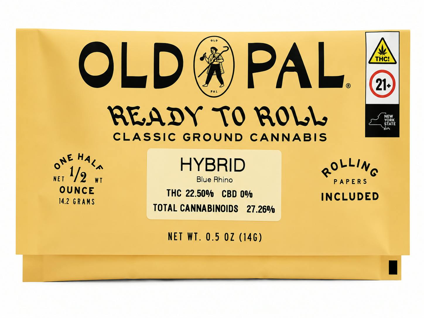 Old Pal | Ground Flower (Ready-to-Roll) | Blue Rhino (Hybrid) | GF15