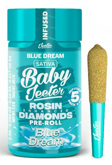 JEETER - INFUSED PREROLL MULTIPACK - QUADS BLUE DREAM - 2.5G
