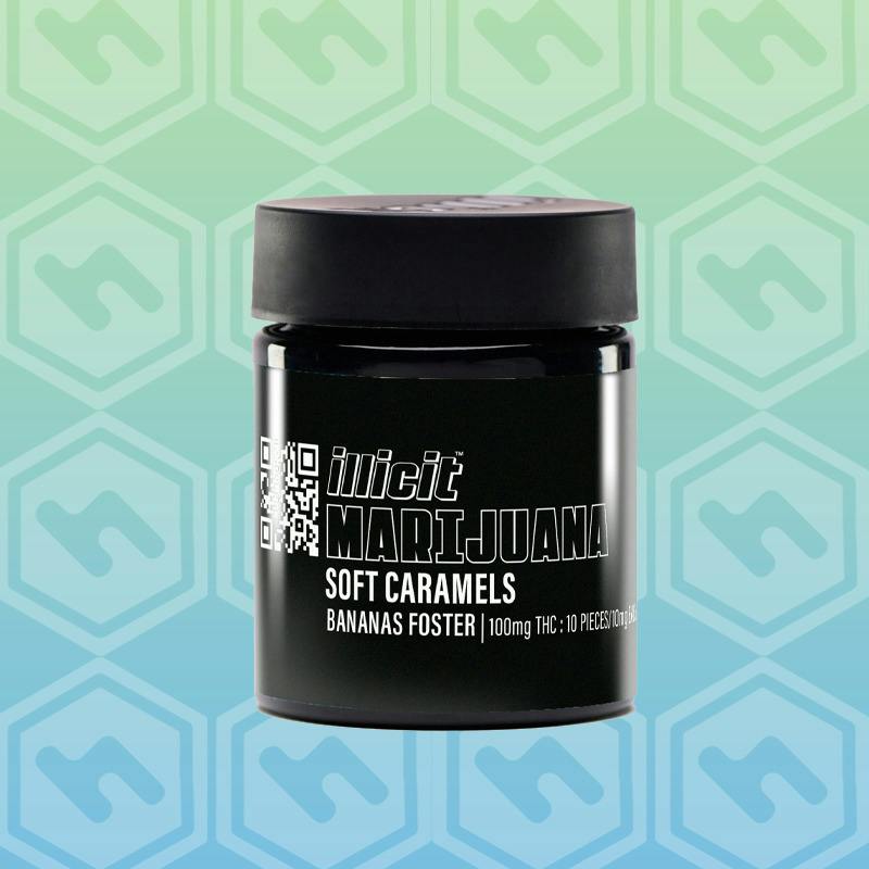 Illicit Gardens | Strawberry Kiwi | 50mg | 20 Pack at HoneyStash Dispensary