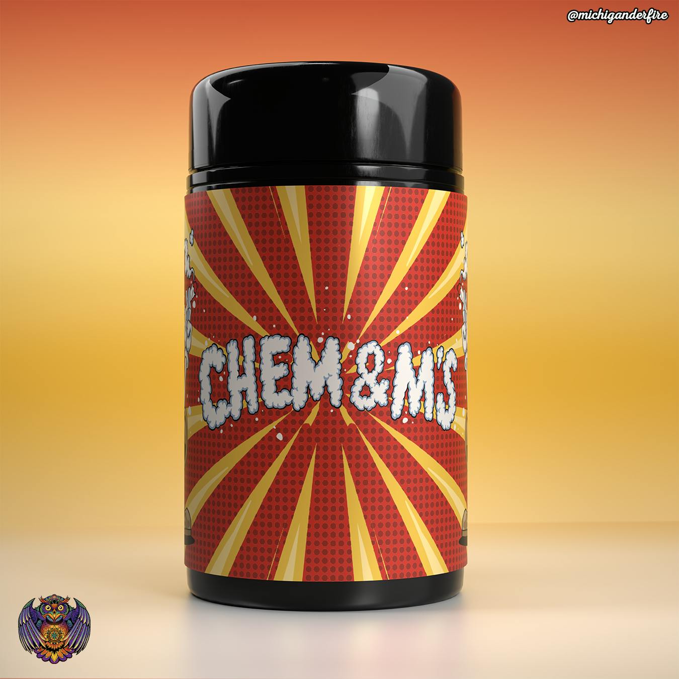 Michigander Fire | 7g Miron Jar Prepacked | Chem & M's