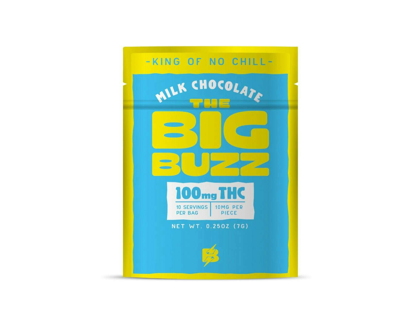All That Chocolate - The Big Buzz Milk Chocolate - 100mg at Green Comfort
