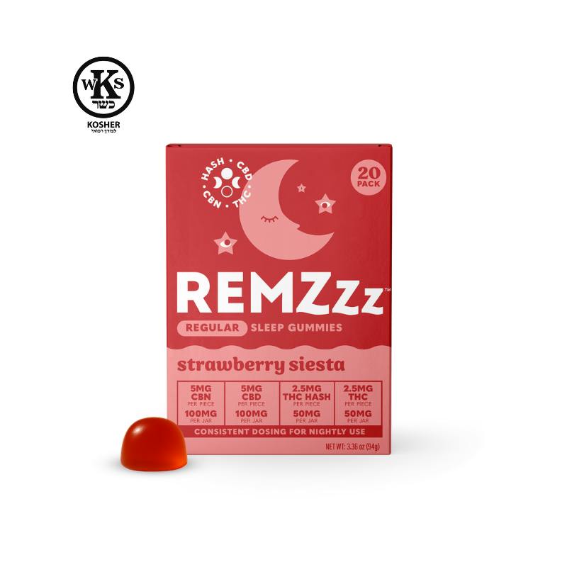 REMzzz - Strawberry Siesta Sleep Gummies - 100mg