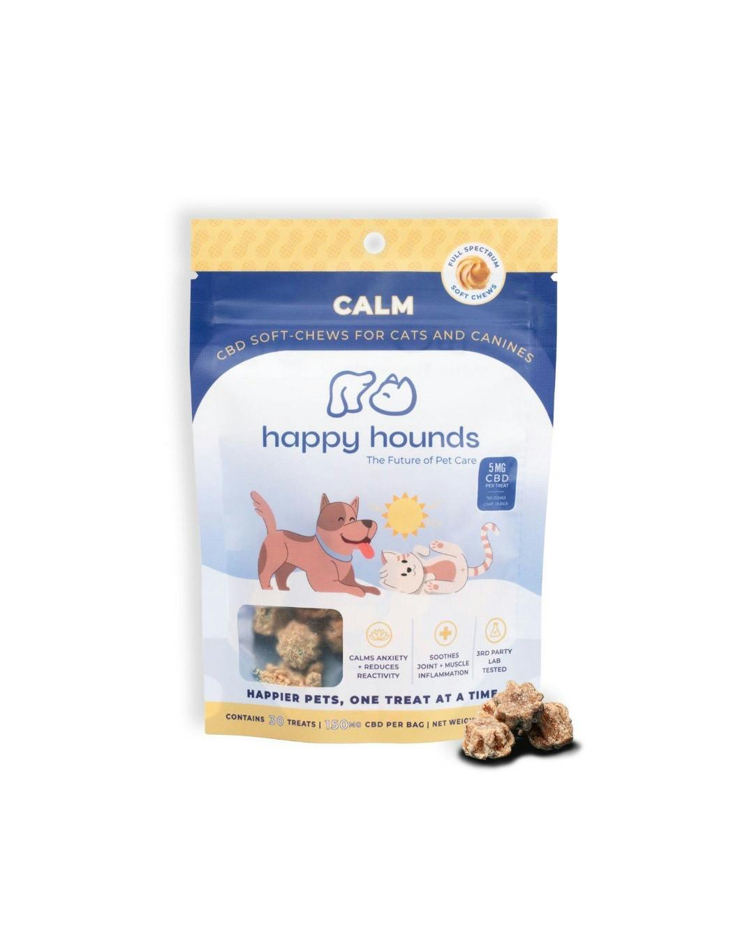 Happy Hounds Calm Peanut Butter For Dogs Cats