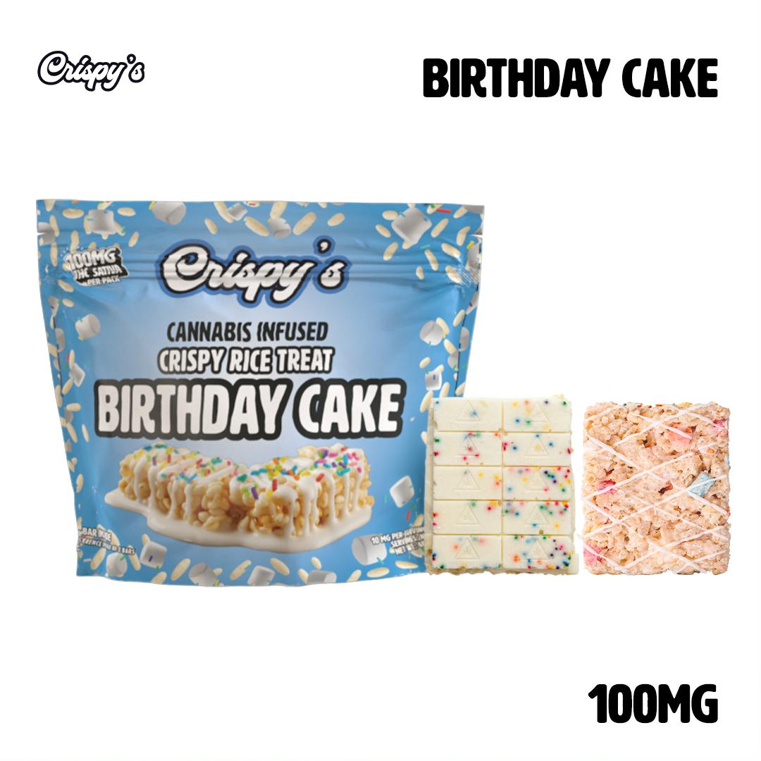Crispys Crispy Bar Birthday Cake