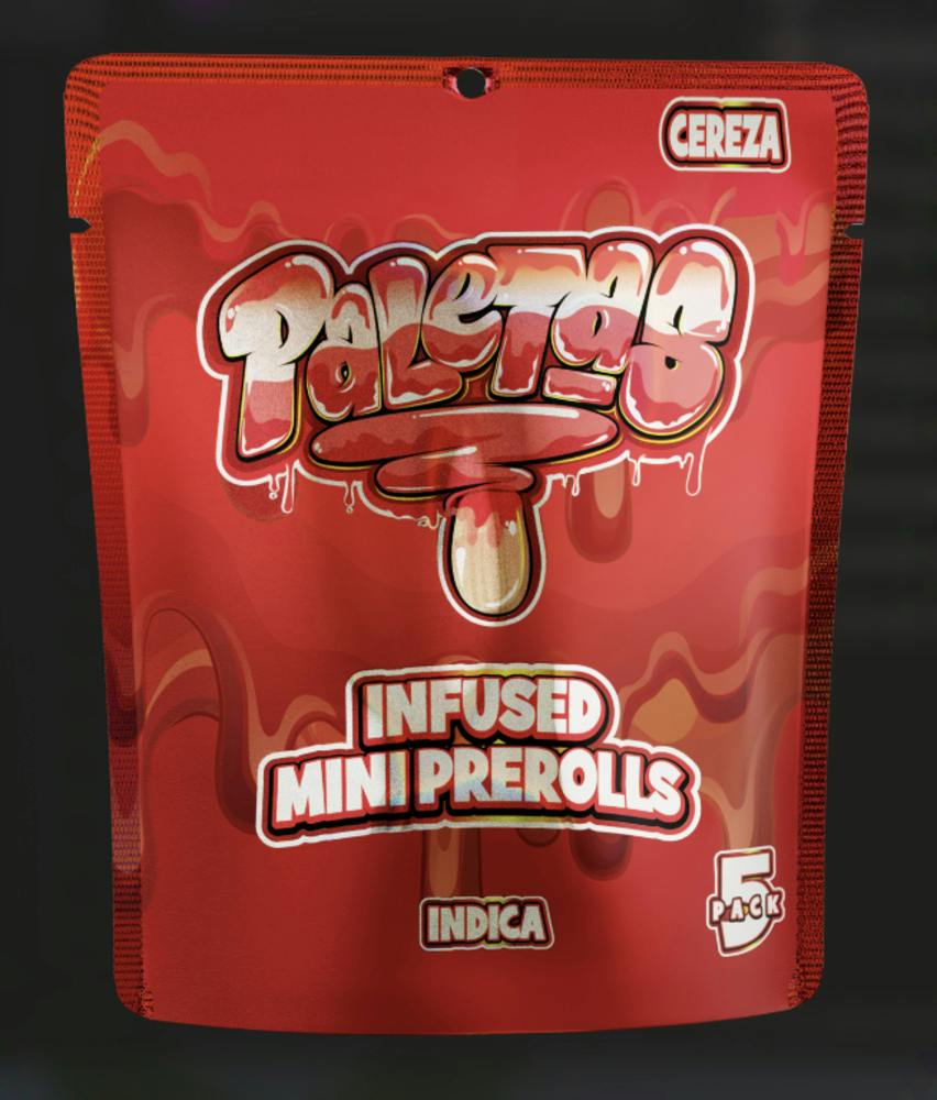 Paleta Infused Pre-Rolls Cereza (I) 4g 5pk