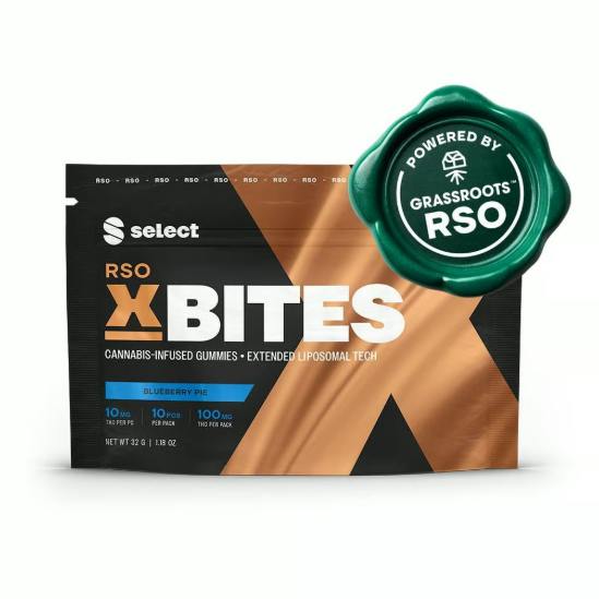 Select Blueberry Pie RSO X Bites Gummy 1 Pack | 100mg