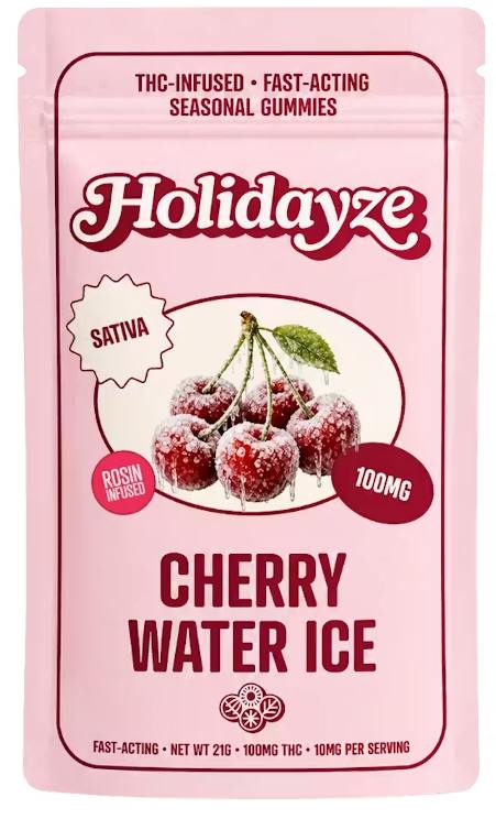 Holidayze Cherry Water Ice Gummy 10mg