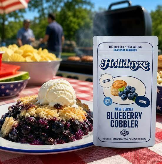 Holidayze Blueberry Cobbler Gummy 100mg