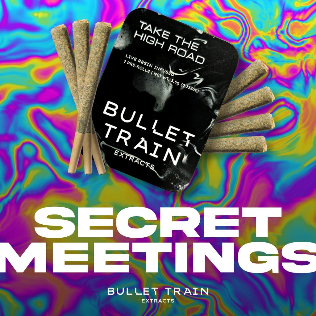Bullet Train Secret Meetings Infused 7 Pack 0.5g