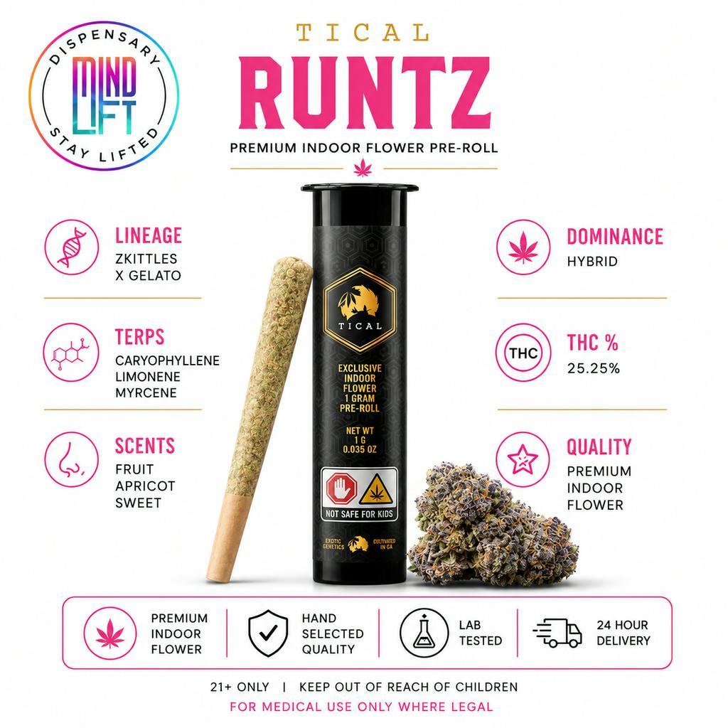 TiCal Runtz 1g preroll 1g