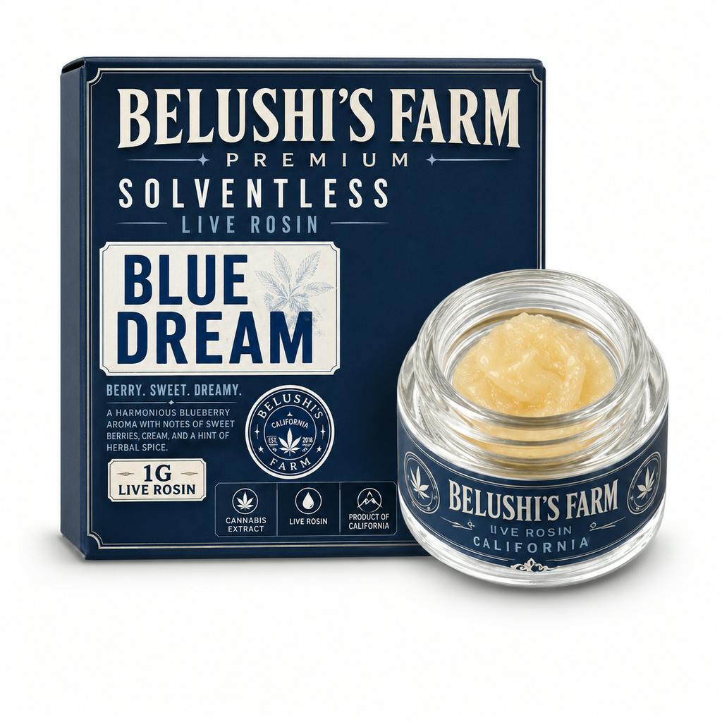 Belushi'S Farms Blue Dream Live Rosin 1G 1g