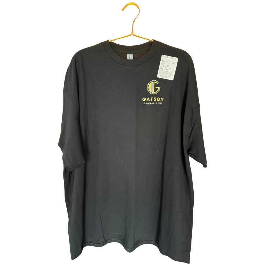 GATSBY MERCH | GATSBY LOGO | BLK & GLD T-SHIRT | 2XL