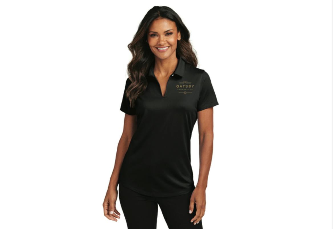 GATSBY CANNABIS CO. MERCH | STRETCH POLO - LADIES | MEDIUM