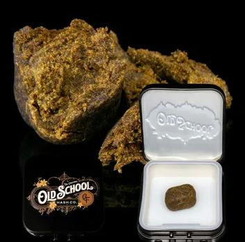 OLD SCHOOL HASH CO. | BLACK AFGHAN - HASH | 1G | HYBRID