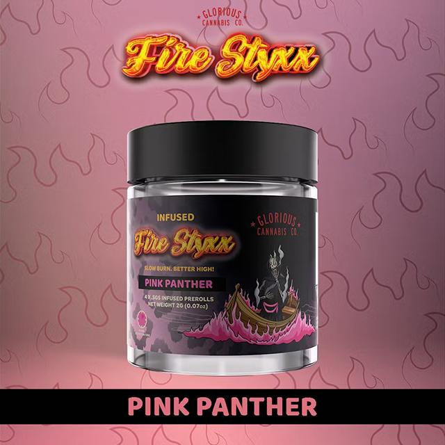 4PK PINK PANTHER .5G INFUSED PRE ROLLS