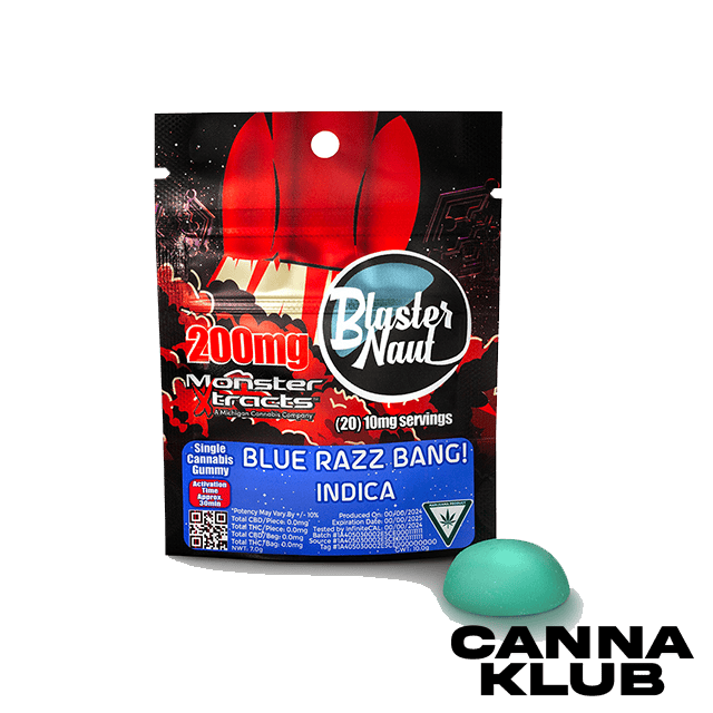 200MG BLUE RAZ BANG GUMMY *5 FOR 20*