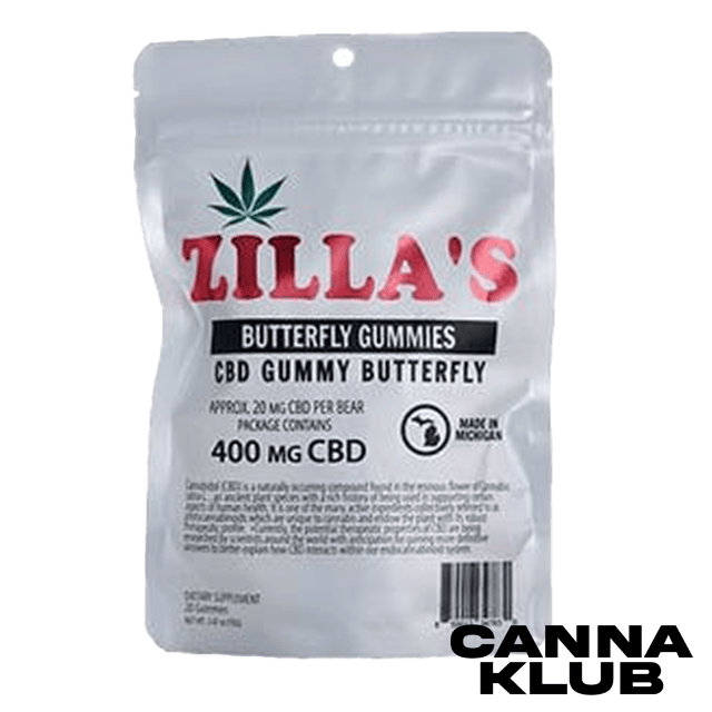 400MG CBD GUMMY BUTTERFLIES