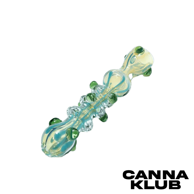 FUNKY 3" JADE GREEN HAND PIPE at Canna Klub Rose City, Recreational Marijuana Dispensary