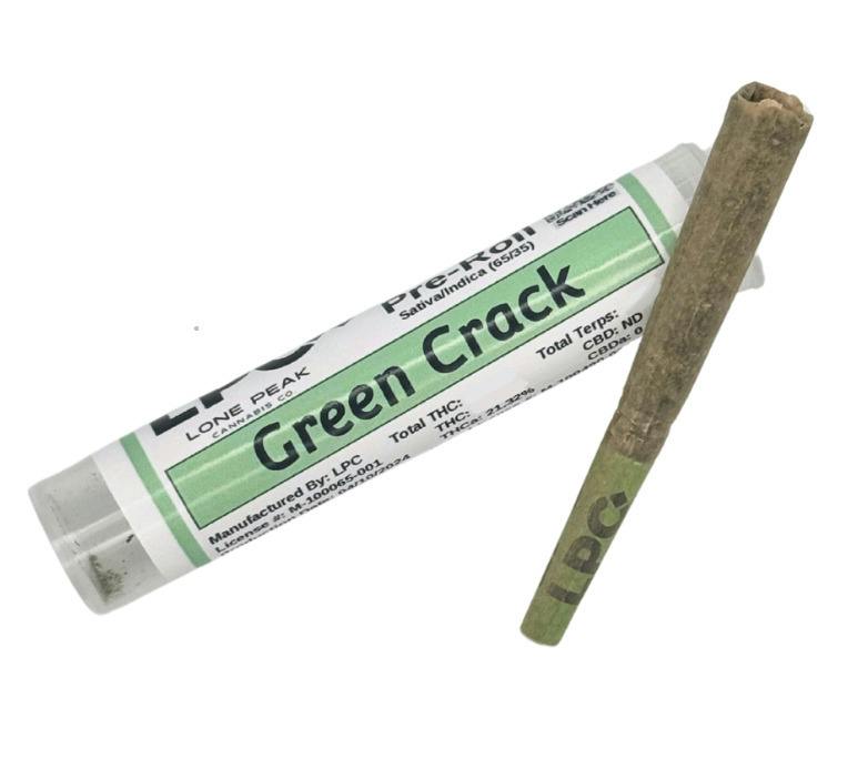 Pre-roll | Green Crack at Lone Peak Cannabis Company