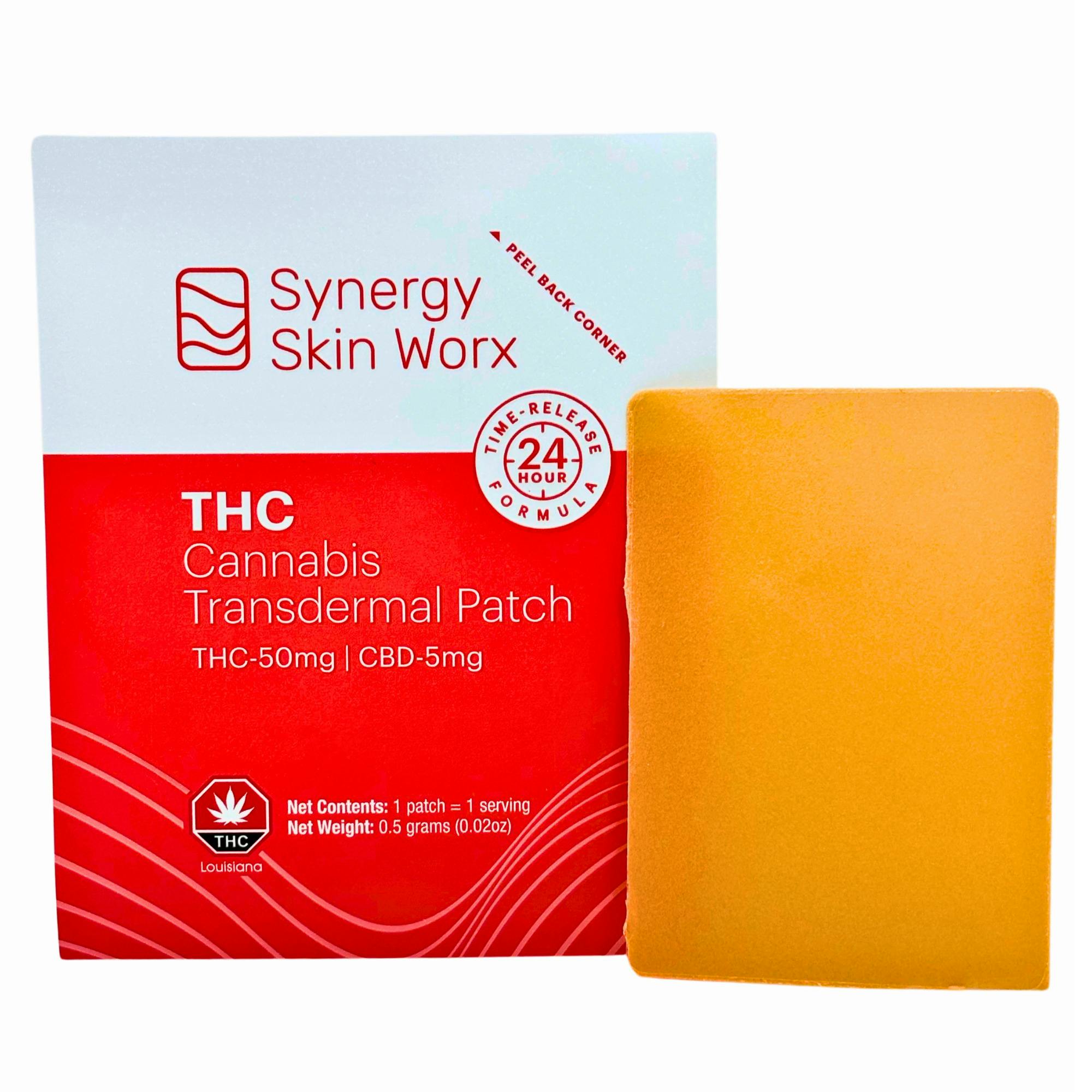 Synergy Skin Worx: Patch | Transdermal 10:1 | 50mg THC : 5mg CBD