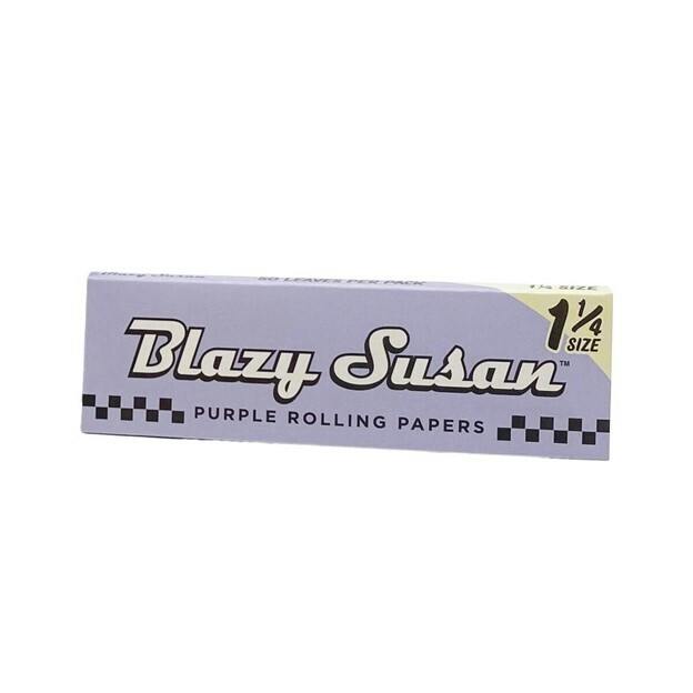 BLAZY SUSAN - 1-1/4 ROLLING PAPERS - PURPLE $2.00