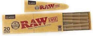 RAW - KING SIZE CONES (20PK) $7.50