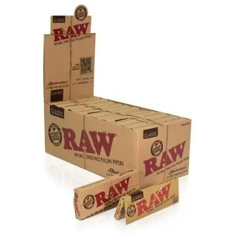 RAW 1-1/4" PAPERS & TIPS 24PK $4.50
